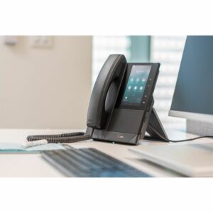 Poly CCX 505 IP Phone - Corded - Corded/Cordless - Wi-Fi, Bluetooth - Desktop, Wall Mountable - Black 82Z79AA