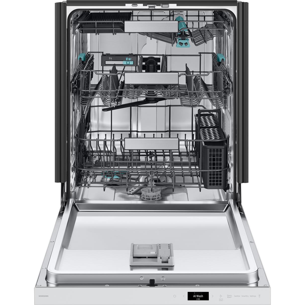Samsung Bespoke Built-In Dishwasher with Third Rack and AI Wash DW90F89T0U12AA - Image 2