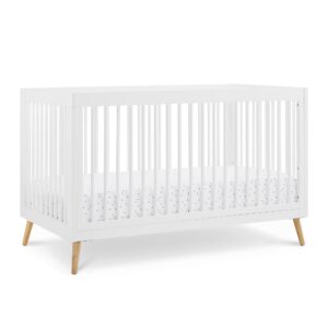 Jordan 4-in-1 Convertible Crib - Bianca White
