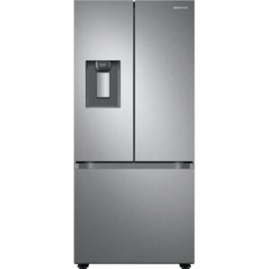 Samsung 30-inch, 22 cu.ft. French 3-Door Refrigerator with Water Dispensing System RF22A4221SR/AA