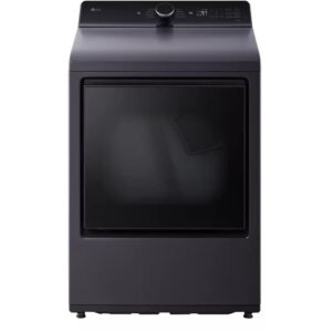 LG 7.3 cu. ft. Electric Dryer with EasyLoad™ Door and AI Sensing DLE8400BE