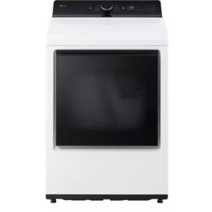 LG 7.3 cu. ft. Electric Dryer with EasyLoad™ Door and AI Sensing DLE8400WE