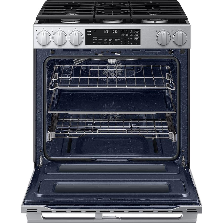 Samsung 30-inch, 6.0 cu. ft. Slide-in Gas Range with True Convection Technology NSG90H60DRAA - Image 2