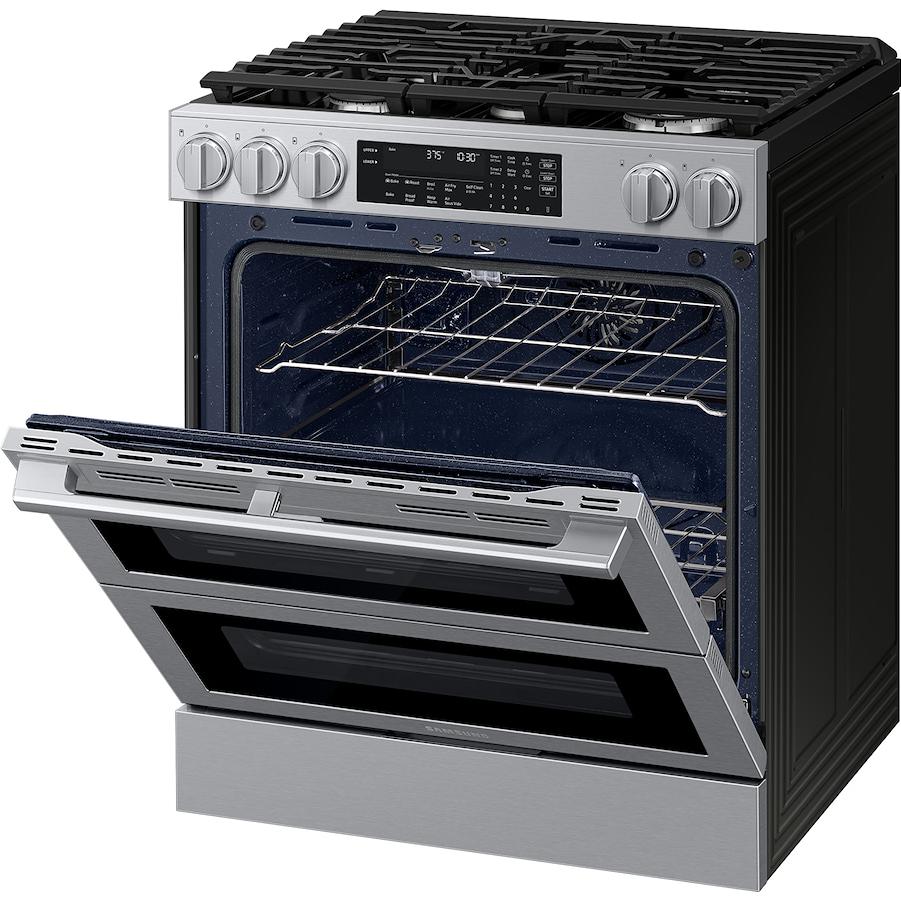 Samsung 30-inch, 6.0 cu. ft. Slide-in Gas Range with True Convection Technology NSG90H60DRAA - Image 7