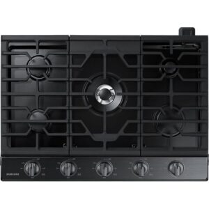 Samsung 30-inch, Built-in Gas Cooktop with Wi-Fi Connectivity NA30N6555TG/AA