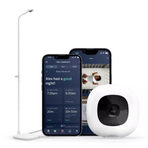 Pro Smart Baby Monitor & Floor Stand - White