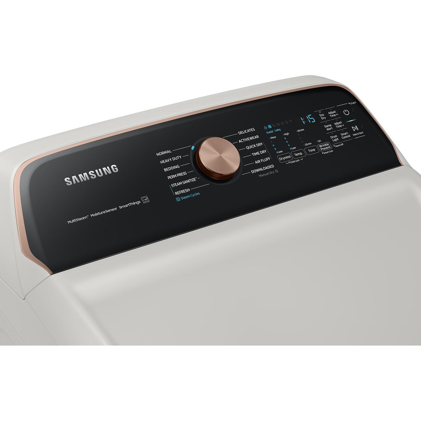 Samsung 7.4 cu. ft. Electric Dryer with Steam Sanitize+ DVE55A7300E/A3 - Image 8