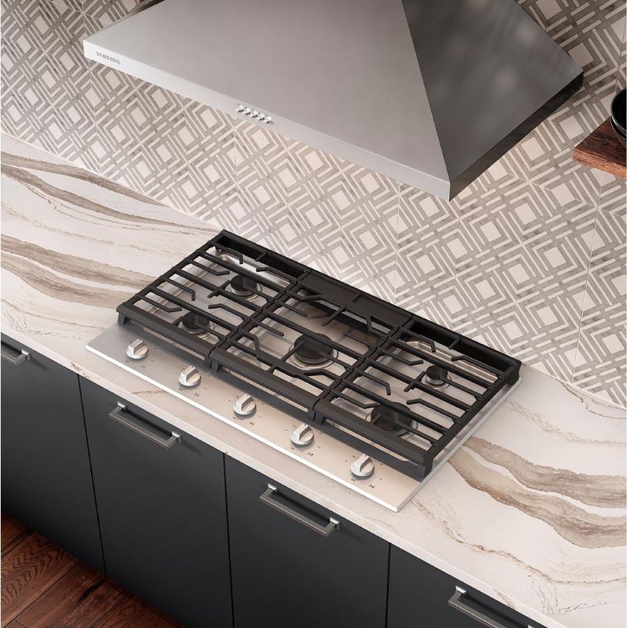Samsung 36-inch Built-in Gas Cooktop NA36R5310FS/AA - Image 6