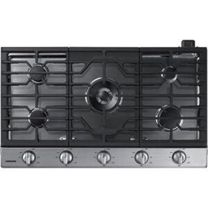 Samsung 36-inch Built-In Gas Cooktop with Wi-Fi Connectivity NA36N6555TS/AA