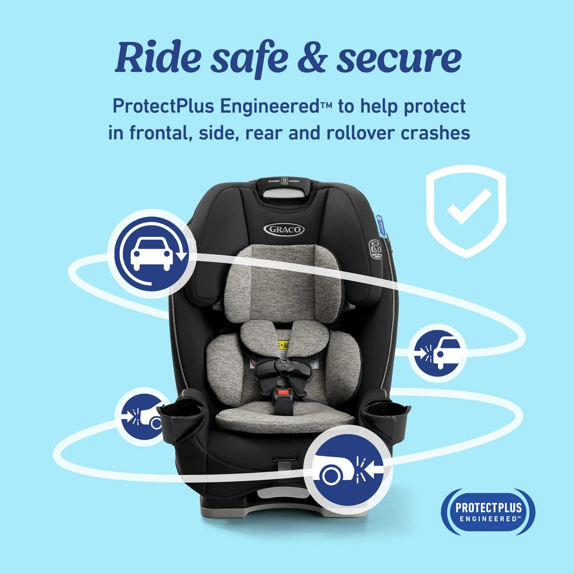 Slim Fit 3-in-1 Convertible Car Seat - Jarret - Image 4
