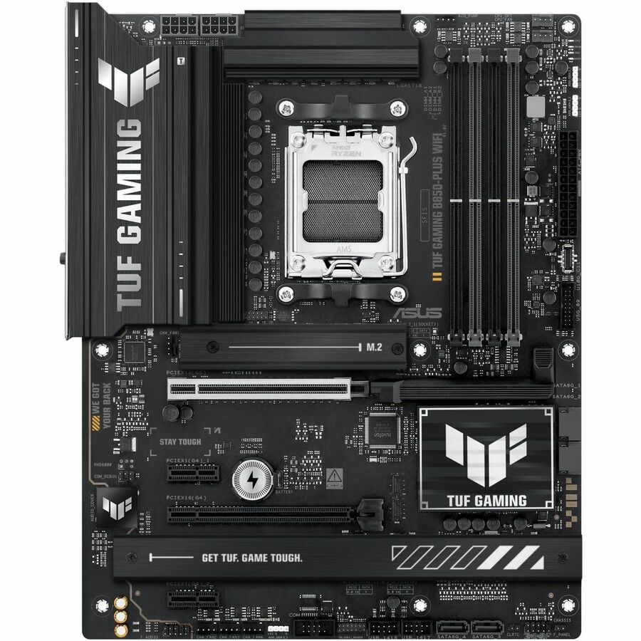 TUF B850-PLUS WIFI Gaming Desktop Motherboard - AMD B850 Chipset - Socket AM5 - ATX TUF GAMING B850-PLUS WIFI
