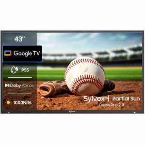SYLVOX Deck Pro 2.0 OT43A2KHGD 43" Smart LED-LCD TV 2024 - 4K UHDTV - High Dynamic Range (HDR) - Black OT43A2KHGD