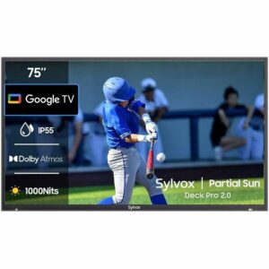 SYLVOX Deck Pro 2.0 OT75A2KHGD 75" Smart LED-LCD TV 2024 - 4K UHDTV - High Dynamic Range (HDR) - Black OT75A2KHGD