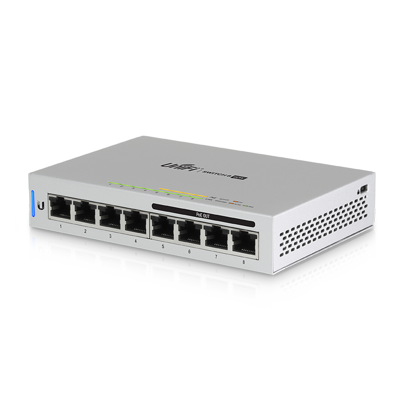 Ubiquiti US-8-60W Refurbished UniFi 8 PoE 60W Managed Network Switch