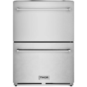 Thor Kitchen 24in Indoor/Outdoor Undercounter Freezer Drawer TRZ24U