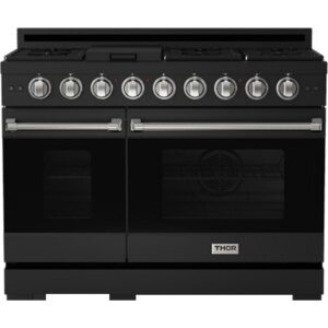 Thor Kitchen 48-inch Freestanding Gas Range with Convection Technology RSG48EBLP-SS