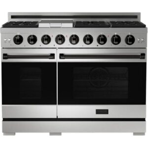 Thor Kitchen 48-inch Freestanding Gas Range with Convection Technology RSG48ELP-BLK