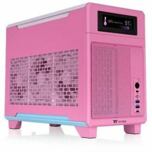 Thermaltake TR100 Bubble Pink Mini Tower Chassis CA-11A-00SANN-00
