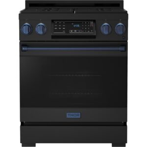Thor Kitchen 30-inch Freestanding Gas Range with Tilt Panel RSG30BLP-BLU