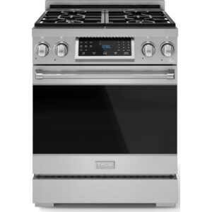 Thor Kitchen 30-inch Freestanding Gas Range with Tilt Panel RSG30LP