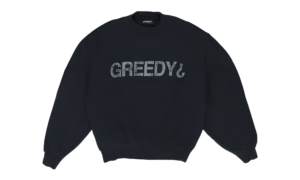 'Greedy ?' Crewneck "Black" GUT MHDS 0002