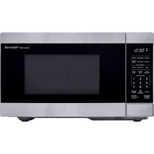0.9 CuFt 900W Countertop Microwave in Stainless Steel