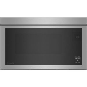 1.1 CuFt 1000 Wattage Over-The-Range Microwave in Stainless Steel with Flush Built-In Design