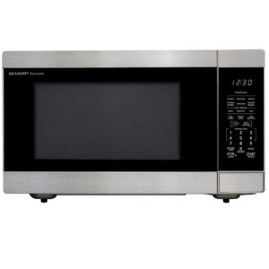 1.4 CuFt 1100W Countertop Microwave in Stainless Steel