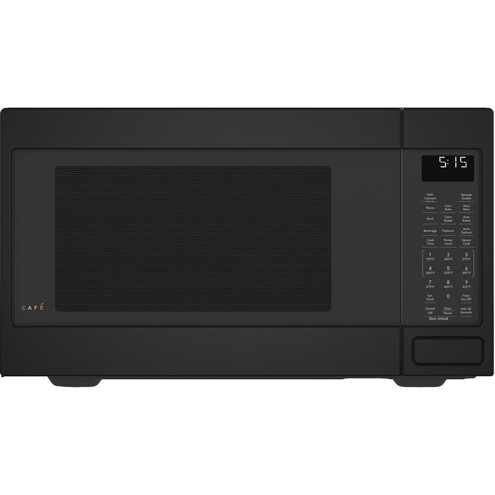1.5 CuFt Smart 1000W Countertop Convection Microwave in Matte Black