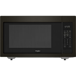 1.6 CuFt 1200 Watt Countertop Microwave in Black