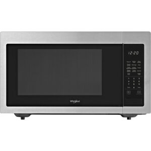 1.6 CuFt 1200 Watt Countertop Microwave in Stainless Steel