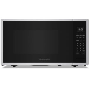 1.6 CuFt 1200 Watt Countertop Microwave in Stainless Steel