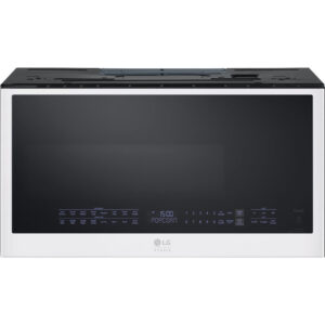 1.7 CuFt Smart 1550 Wattage Over-the-Range Microwave in Essence White with Air Fry