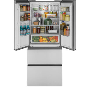 14.5 CuFt 4-Door French Door Refrigerator in Stainless Steel