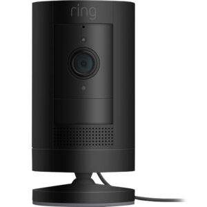 1080p Smart Night Vision Outdoor/Indoor Wired Security Camera - Black