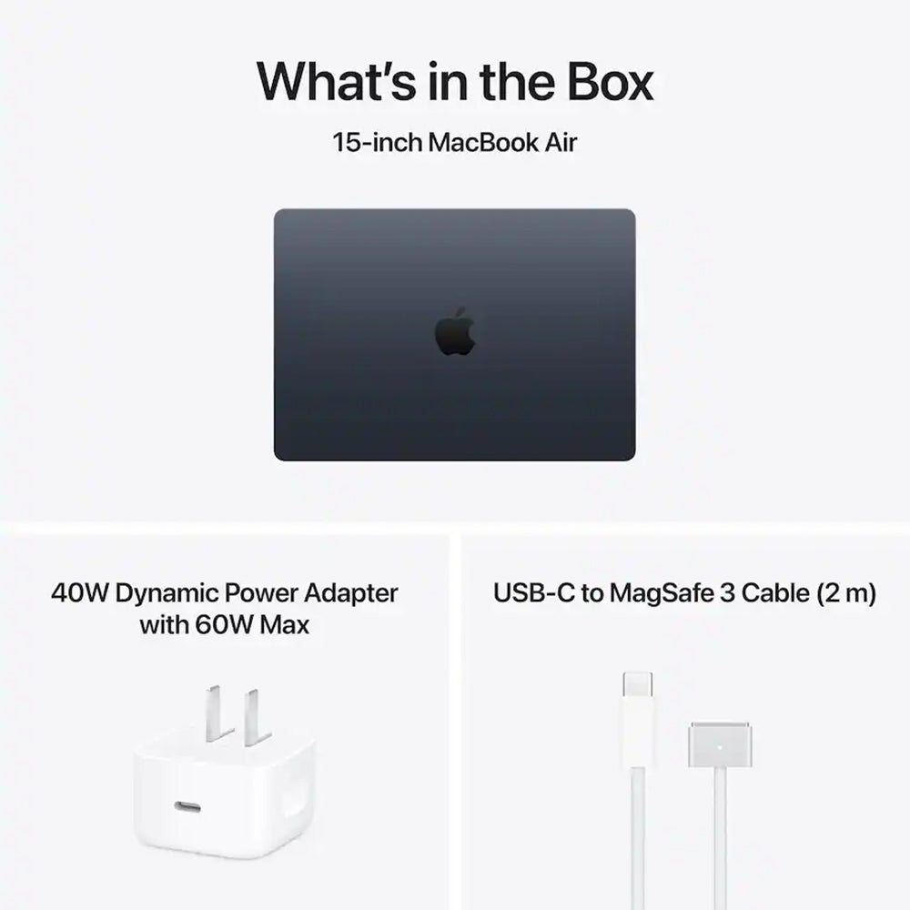 15” MacBook Air M5 Chip with 10-Core CPU 16GB RAM 512GB SSD Liquid Retina Display - Midnight - Image 9