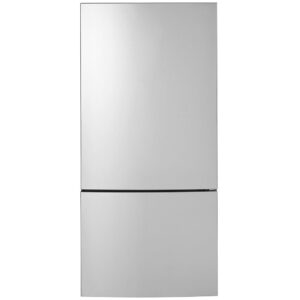 17.7 CuFt Counter-Depth Bottom-Freezer Refrigerator in Stainless Steel