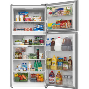 18 CuFt Garage Ready Top Freezer Refrigerator in Stainless Steel