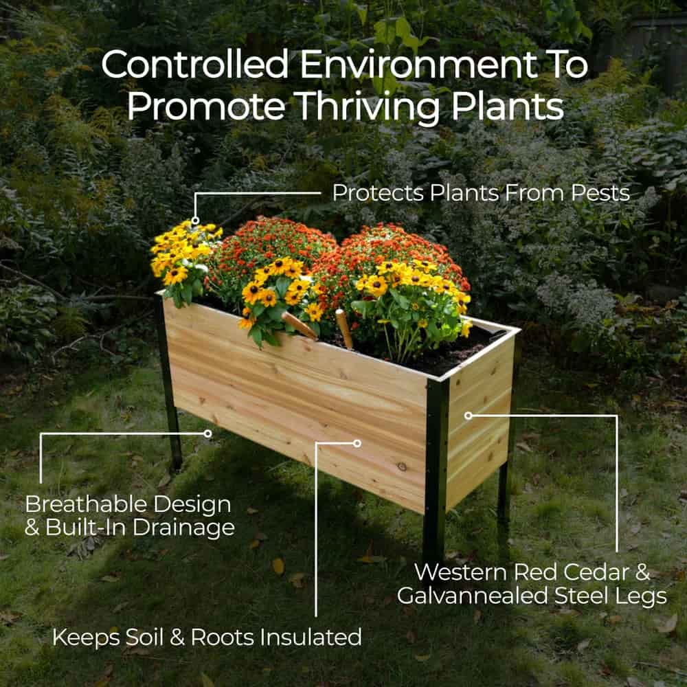 18" x 48" Raised Garden Bed - 30" TALL - Image 5