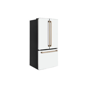 18.6 CuFt Counter-Depth French-Door Refrigerator In Matte White