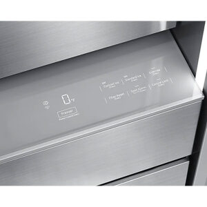 13.6 CuFt Left Hinge Column Freezer in Graphite Stainless