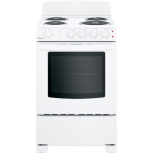 2.9 CuFt Freestanding Electric Coil Range in White