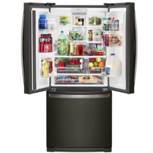 20 Cu. Ft. 30" French Door Refrigerator - Black Stainless Steel