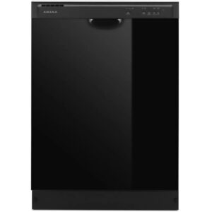 24" Wide 59 dBA Built-In Tall Tub Dishwasher - Black,24" Full Console Dishwasher - Black