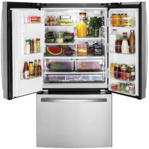 20.6 CuFt Counter-Depth Smart French-Door Refrigerator in Fingerprint Resistant Stainless Steel