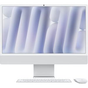 24'' iMac Desktop Computer with M4 Chip - Silver (Late 2024)