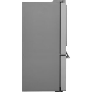 27.8 CuFt French Door Refrigerator in Stainless Steel with Auto-Close Doors
