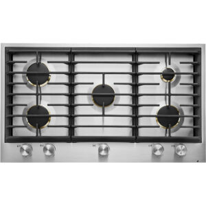 36" Euro-Style 5-Burner Gas Cooktop in Stainless Steel
