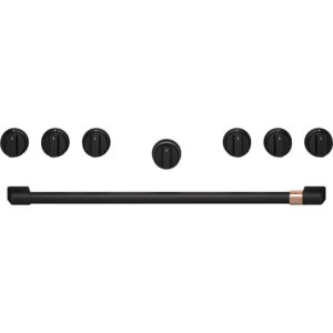 36" Handle & Knob Set for Pro Range and Range Top - Flat Black