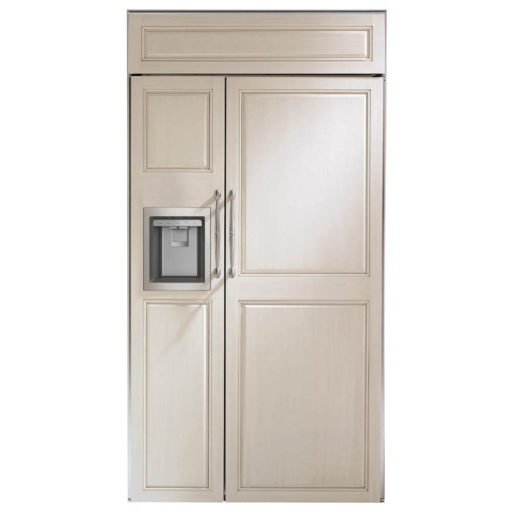 24.4 CuFt Smart Built-In Side-by-Side Panel Ready Refrigerator